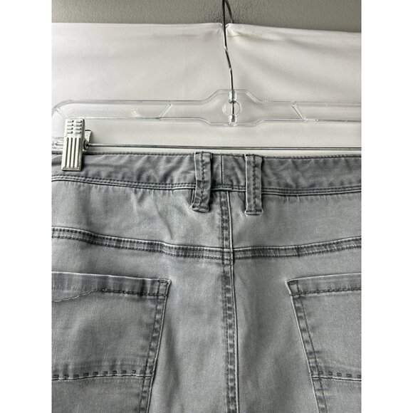 Tommy Bahama Pants Mens 35x32 Gray Flat Front Stretch Chino Casual Relaxed Fit - Picture 14 of 16